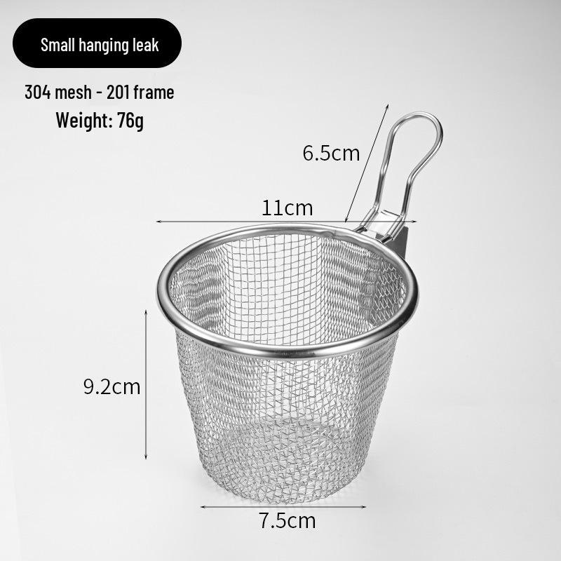 304 Stainless Steel Skimmer Hook & Sieve for Noodles, Mala Tang, and Fried Food