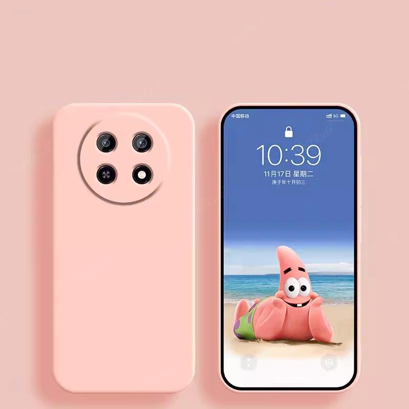 Für Huawei Nova 12i Hülle Abdeckung Huawei Nova 12i Capa Handy Rückseite Bumper Stoßfest TPU Flüssigsilikon Weiche Fundas Huawei Nova 12i