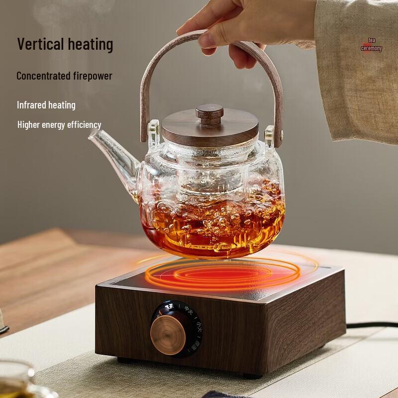 YIHUTEA Electric Ceramic Tea Stove Set with Kettle and Cups
