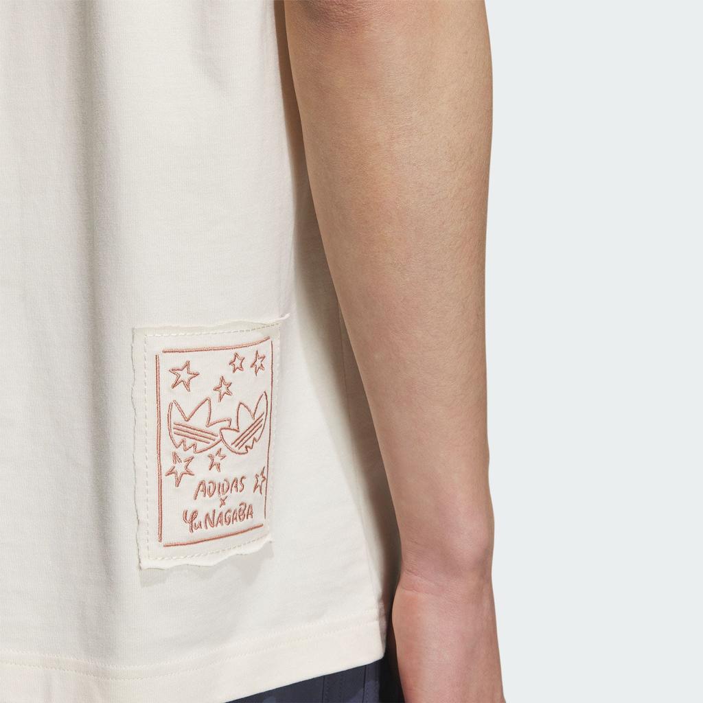 adidas Originals x ZHANGCHANGXIONG,LIANMINGKUAN NAGABA SPORTovní tričko Unisex Wonder White IS0638