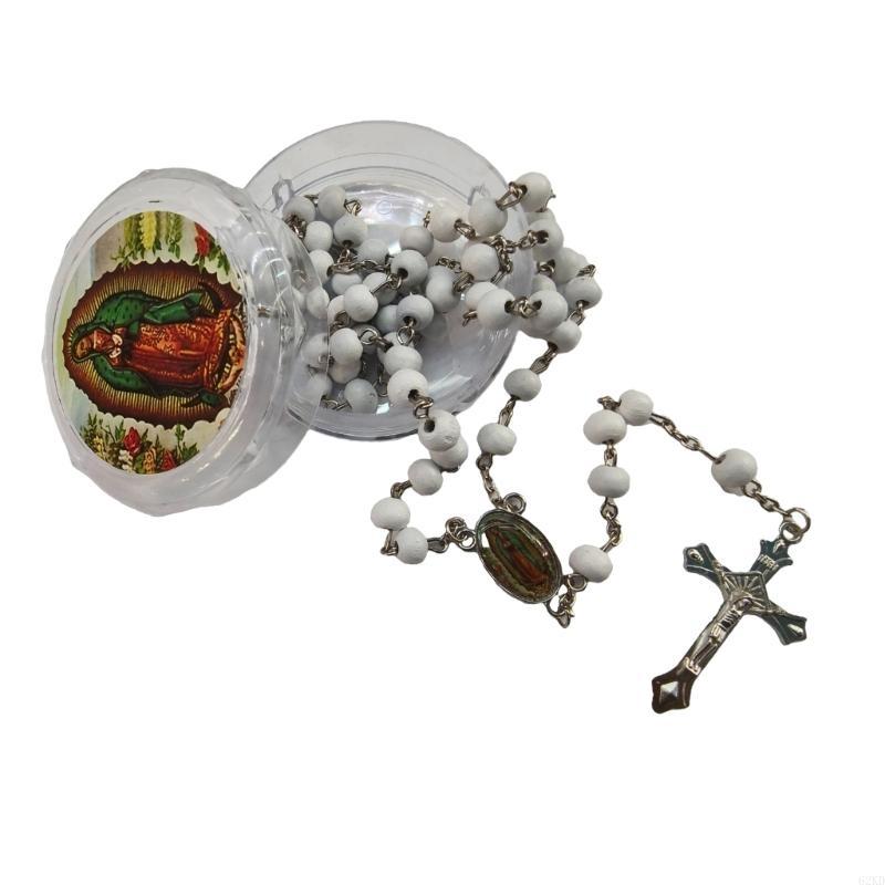 62KD Multipurpose Catholic Beads Rosary Necklace for Daily Wear or Special Event