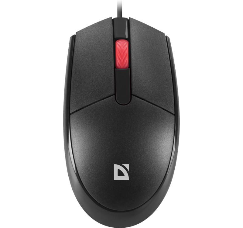 WIRED OPTIC MOUSE DELTA MM-523 BLACK