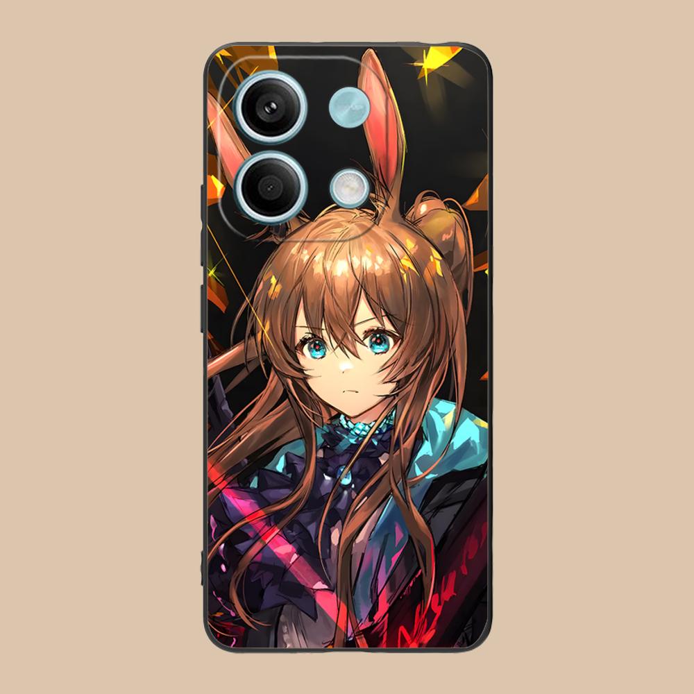 Arknights Amiya Mobile Phone Case for Xiaomi 15 14 13 12 Mi 11 T Ultra Lite Pro S X 5G Colour Printing Protective Luxury Pretty
