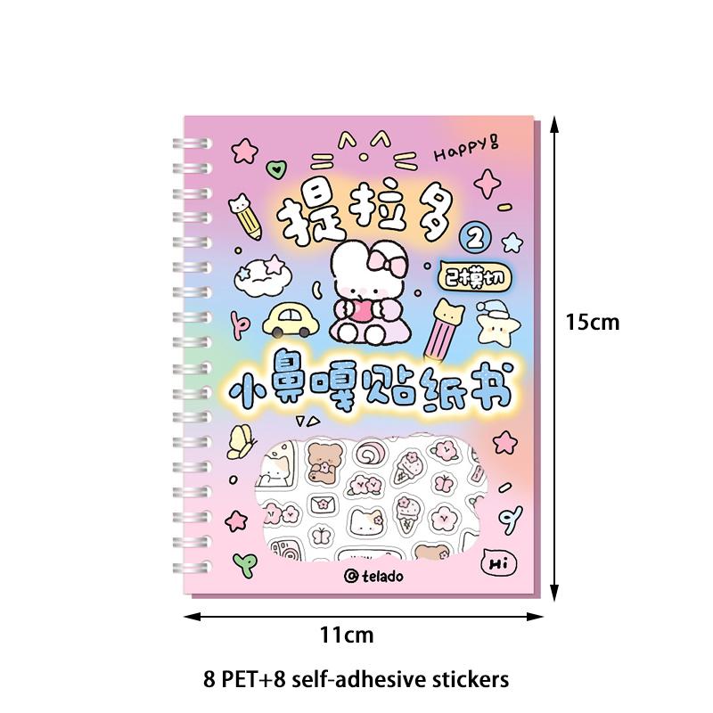 Stationery Cute Kpop Decorative Sticker Book Washi Paper Journal DIY Material Decoration Kawaii Stickers Scrapbooking