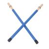 2Pcs Drum Brush Drumstick Stick Mallet Bamboo Percussion Tool Instrument Accessory Set Kit Blue