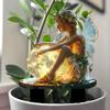 Fairy Catching Light Ball, Design, Garden Stake Indoor and Outdoor, Acrylic, Potted Plants and Courtyard, Waterproof, Wear-resistant Plug-in