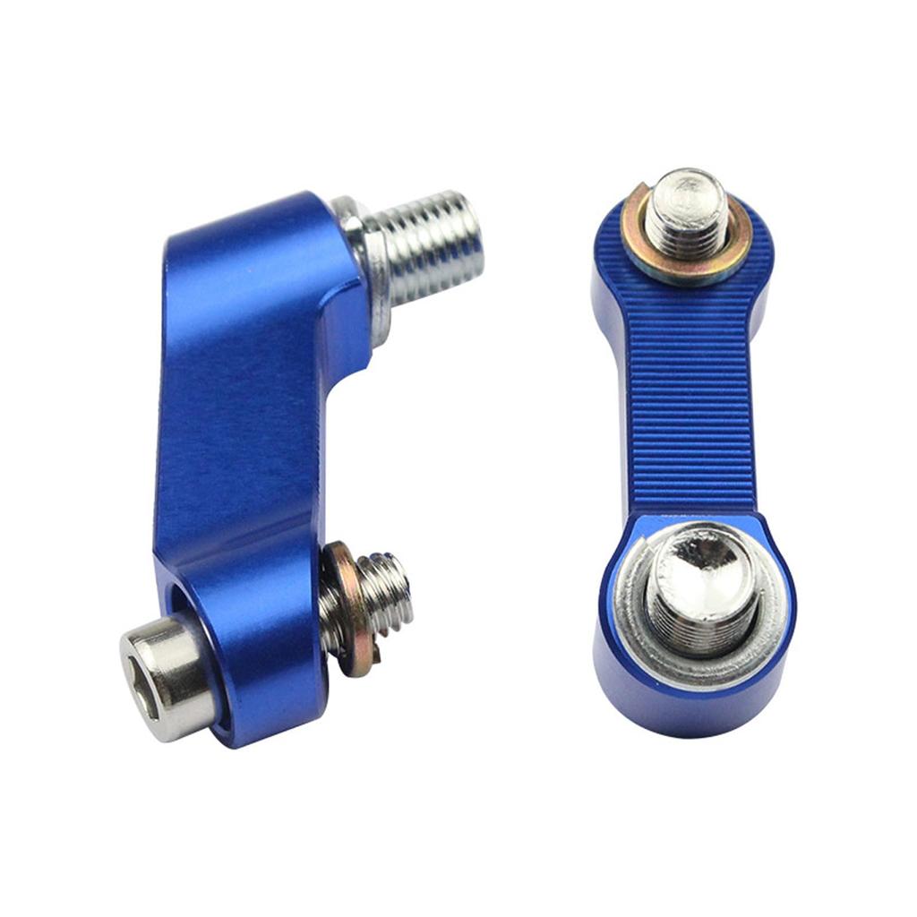 ALLVD Motorcycle Mirror, Mirror Adapter Bracket, Alloy, M10/M8 Screws, Set of 2, Safe, Easy
