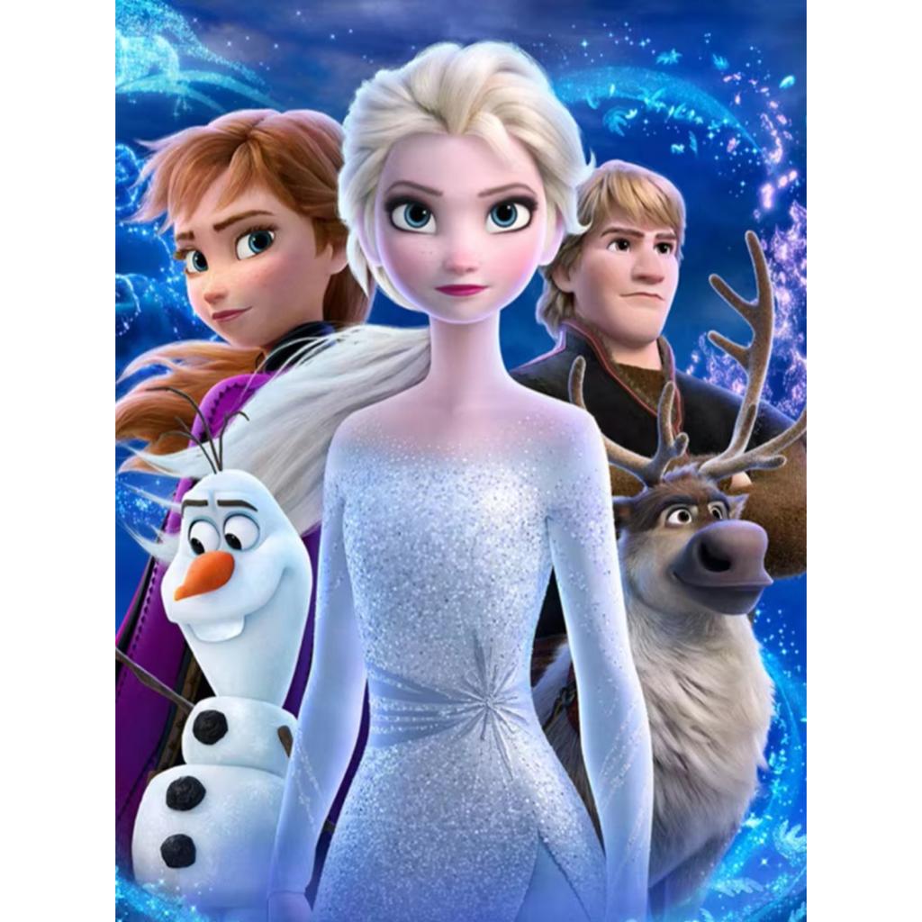 Rahmenloses Disney Diamantmalerei DIY Stickerei The Nightmare Moana Frozen Rapunzel Mosaik Kreuzstich Dekor für Zuhause