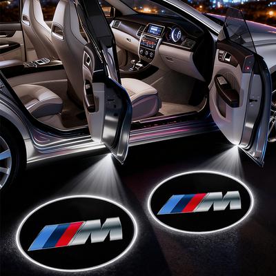 For M4 M8 5 Series E39 E60 E61 F10 F11 F07 G30 G31 G15 Z4 E89 E85 Car Accessories LED Car Door Projector Logo Welcome Light