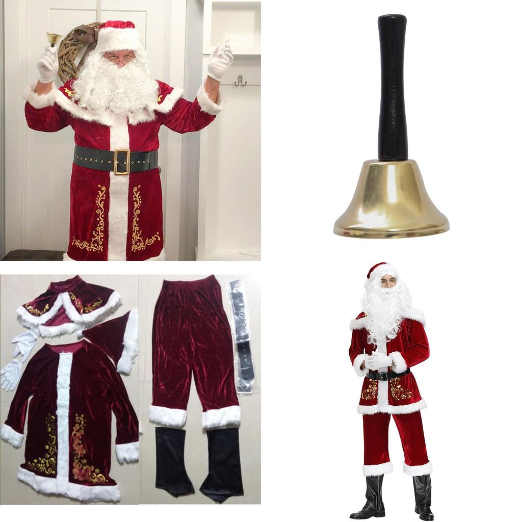 Plush And Cozy Santa Claus Costume Set Perfect For Christmas Festivities And Events