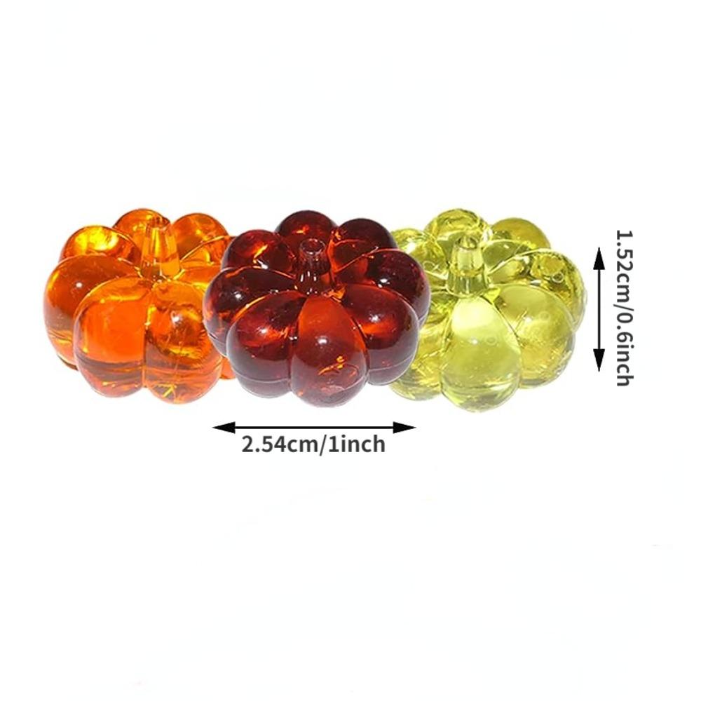 Fall Vase Filler ,440g Pumpkin Leaves Acorn Gems Sensory Bin Fillers for Thankgiving Centerpieces Table Decorations,Table Scatters