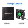 USB Mini Fan Cooling Fan DC 5V for PC TV Box Set Top Box Fan Silent Radiating 80x80x25mm With 30cm Cable