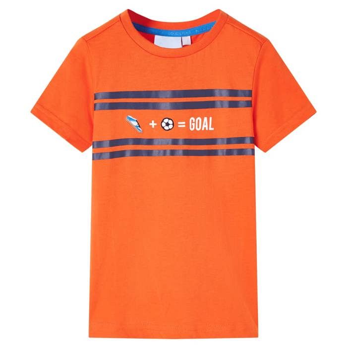 T-shirt pour enfants orange foncé 92/104/116/128/140