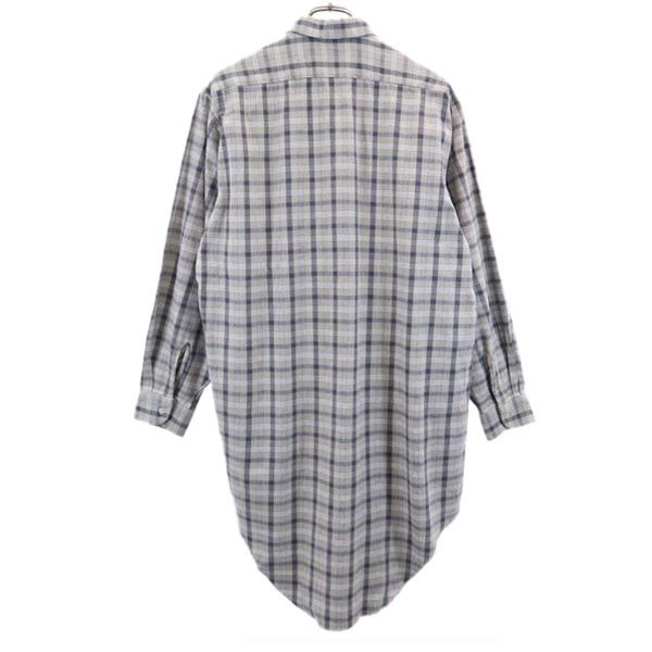 CONDOR Kariertes Langarmhemd Einteiler 39-40 Grau Opa Hemd Damen Gebraucht
