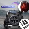 For Defender 90 110 Modification Accessories Black Edition L663 -2025 Tail Light Cover for Rear Fog Light Protector