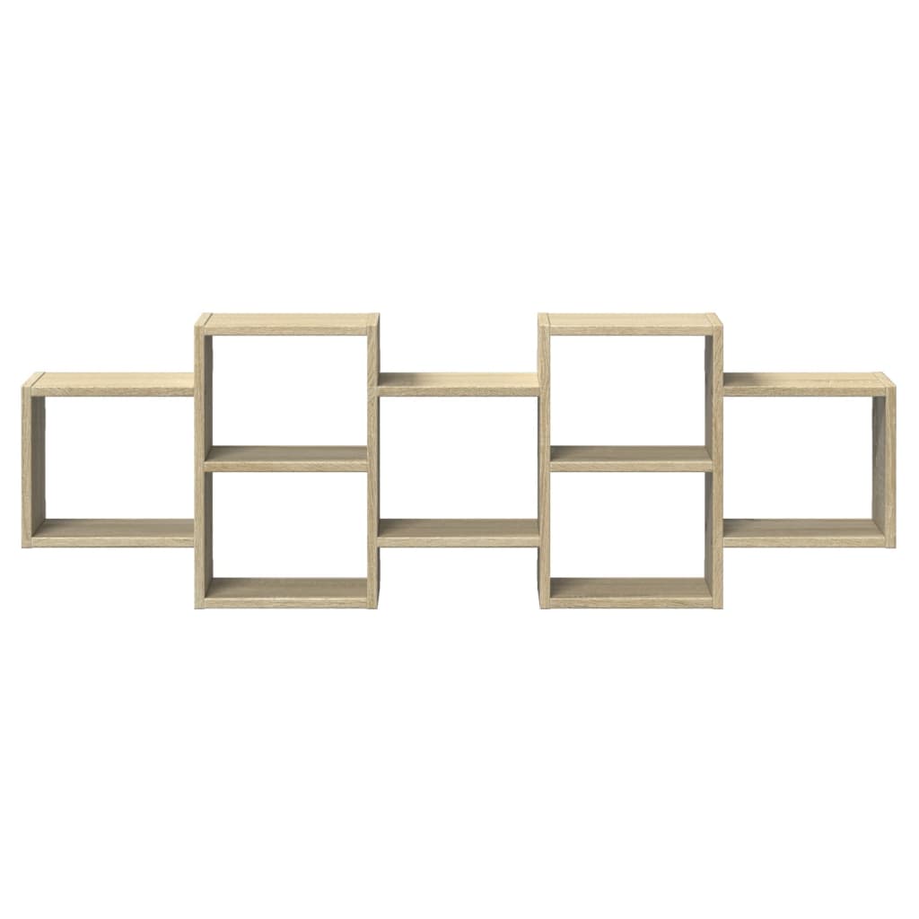 Kreatives Wandregal, Dekoratives Wandaufbewahrungsregal, Wand-Ausstellungsregal, 129x18x42 Cm