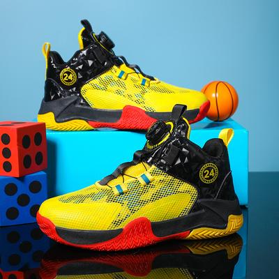 Zapatos de Baloncesto Nuevos para Niños Hombres Botas de Baloncesto Callejero Entrenar Atletas Impermeables Lujo Niños Amortiguación Transpirables Zapatillas Deportivas