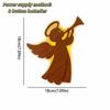 Wall Decor LED Light Angel Wall Lights Resin Craft Christmas Angel Angel Wall Hanging Decor Wall Pendant Christmas Gift