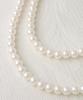 VINGTAINE Pearl Long Necklace, 8mm, Double Strand, Elegant, Simple, Casual, Adult, Ceremony, GraduationEntrance Ceremony, After-Party, Party, C3382-