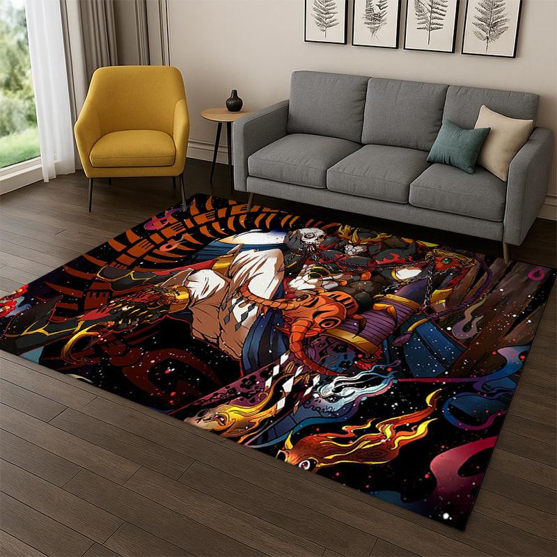 3D Digimon Adventure Angewomon Agumon Cartoon Carpet Rug for Bedroom Living Room Sofa Doormat Home Decor,Kid Area Rug Non-slip