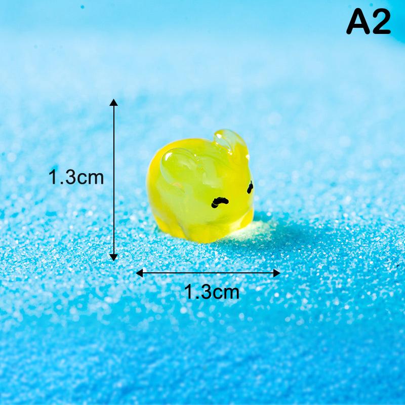 Luminous Fish Marine Animal Ornament Glow Pendant Micro Garden Craft Resin Landscape Fish Tank Desktop Decoration