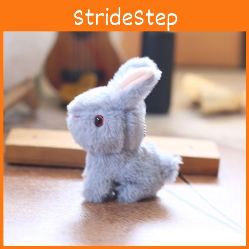 Cartoon Cute White Rabbit Plush Keychain Short Bag Decoration Kids Doll Gift