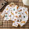 Baby Pyjama Sets Baumwolle Kinder Pyjama Kleinkind Langarm Baby Nachtwäsche Pyjamas Kinder Cartoon Homewear Kleidung