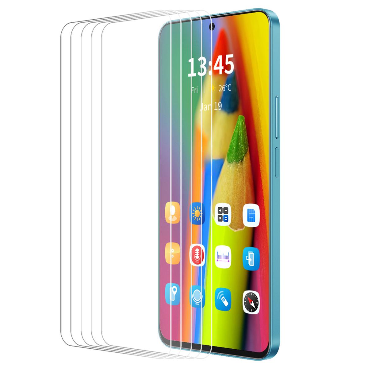 

ENKAY HAT PRINCE 5Pcs For Google Pixel 9 Pro XL Screen Protector Large Arc Edge Anti-fingerprint Type A