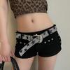 Y2K Shiny Star Waistband Strap Buckle Jeans Decor Fashion Five-Pointed Star Belt  Waist Accessories