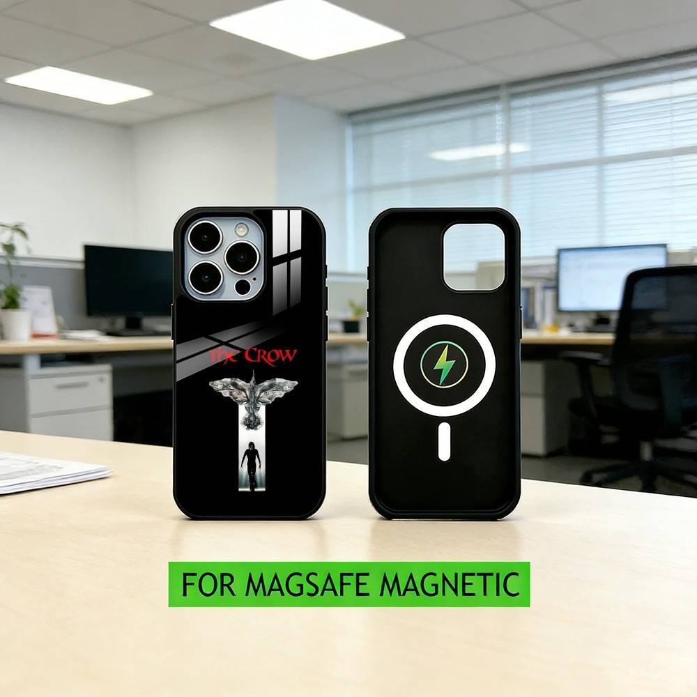 T-THE CROWS T-Thriller Phone Case For iPhone17,16,15,14,13,12,11 Plus,Pro Magnetic For Magsafe Wireless Charging