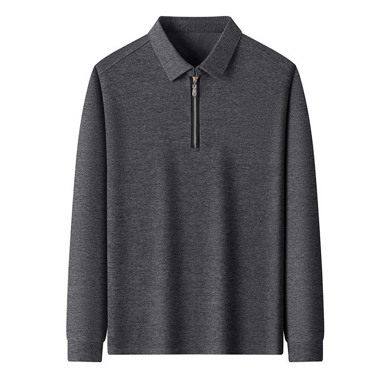 Men S Half Zip Long Sleeve Polo Shirt Casual Fashion Top