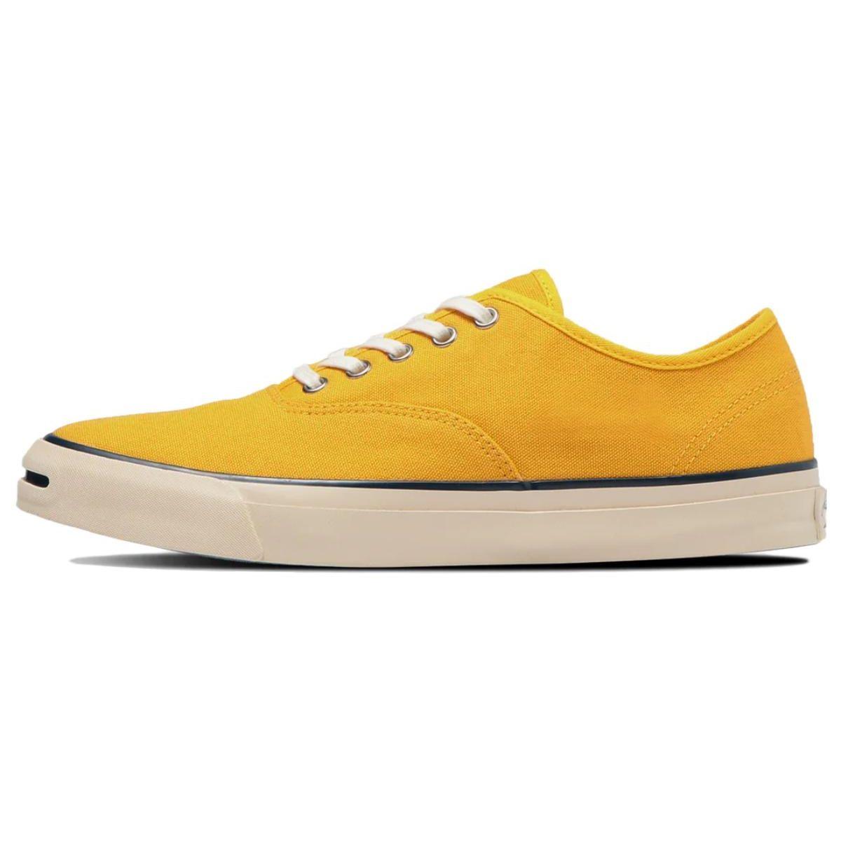 

Converse Jack Purcell Us Windjammer Удобные повседневные низкие парусиновые кеды Унисекс Желтый Белый 33301051 36