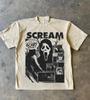 Retro Scream Movie Vintage Graphic Tee Retro Horror Shirt Gift for Fan S5XL Unisex T-Shirt