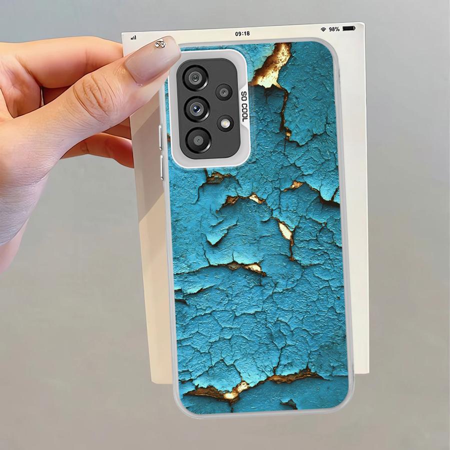 

Чехол для Samsung Для Galaxy A12 A25 A22 A14 A16 A34 A32 A15 A24 A13 A23 Мягкая крышка Ретро Дизайн с ржавчиной Galaxy A24 4G