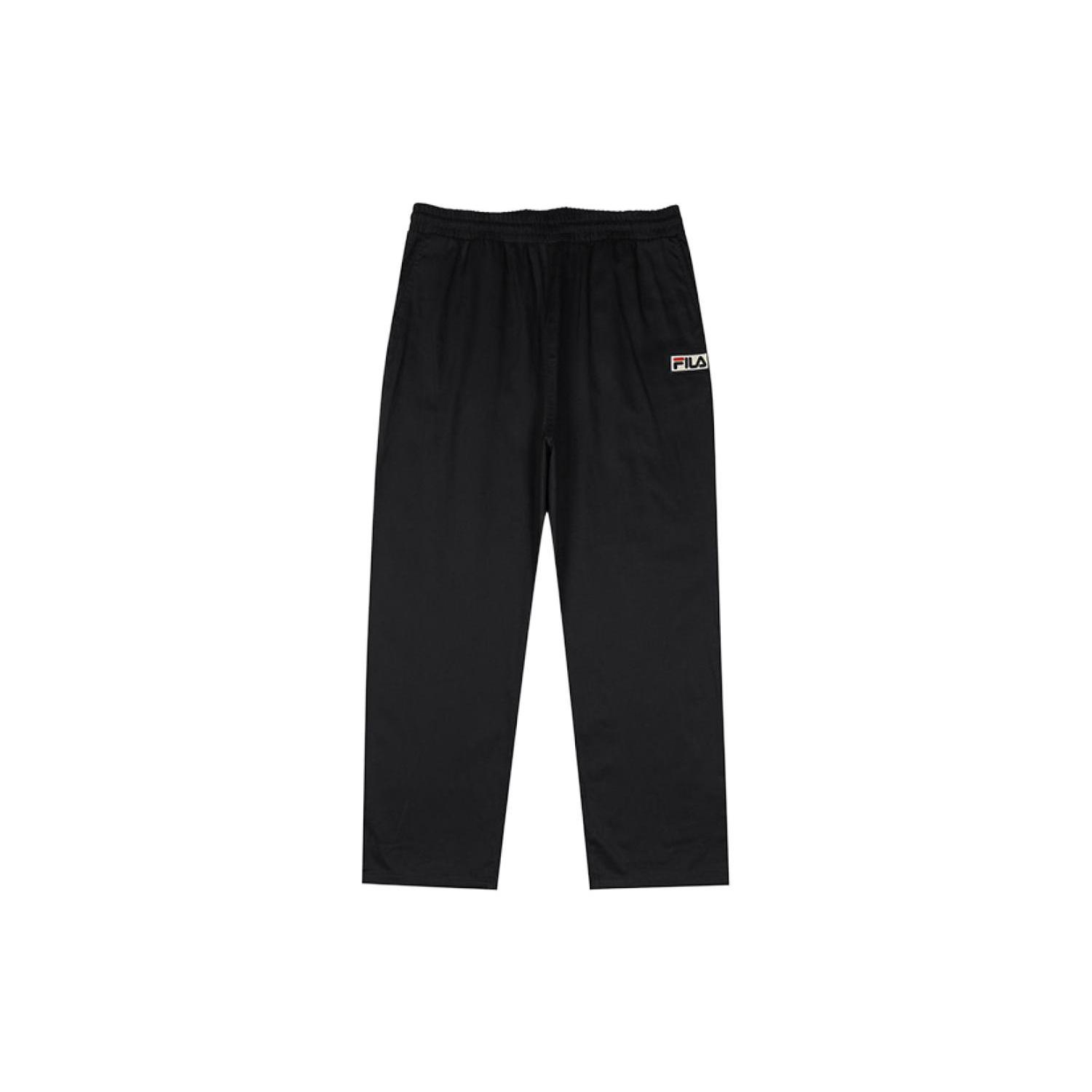 FILA Casual Pants Men s Blue Moderate Straight Fit Pants FS2PTC1101X-BLK 80