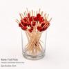 DeRuiEn Bamboo Decorative Fruit Picks (400 Count)