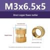 M1-M10 Knurled Brass Heat Insert Nut for Injection Molding