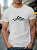 Mountain Graphic Print White T-shirt