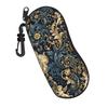Golden Medallion Baroque Glasses Case Gifts For Women Men Accessories Eyewear Storage Box Gift Eyeglasses Box