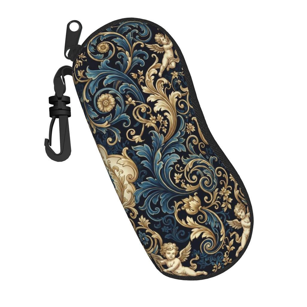Golden Medallion Baroque Glasses Case Gifts For Women Men Accessories Eyewear Storage Box Gift Eyeglasses Box