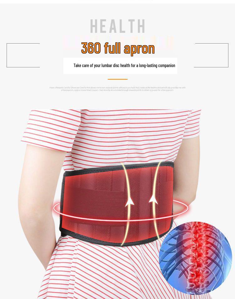 Turmalinowy samonagrzewający się stalowy pas lędźwiowy