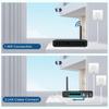 8MP 4K Dual Lens Ultra Wide Angle 180° Wifi IP Camera Outdoor 4MP Full Color Night Vision Ai Human Detect Security Surveillance