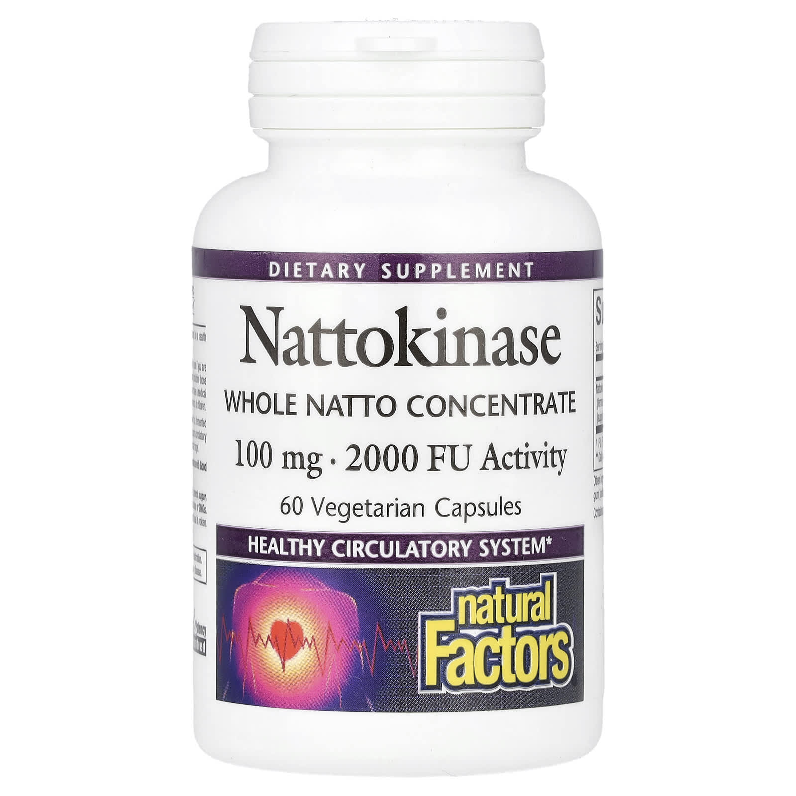 

Nattokinase, 100Mg, 60 Veggie Caps