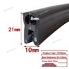 U-Shaped Rubber Seal Strip: Waterproof, Dustproof, Anti-Collision for Cabinets and Car Doors
