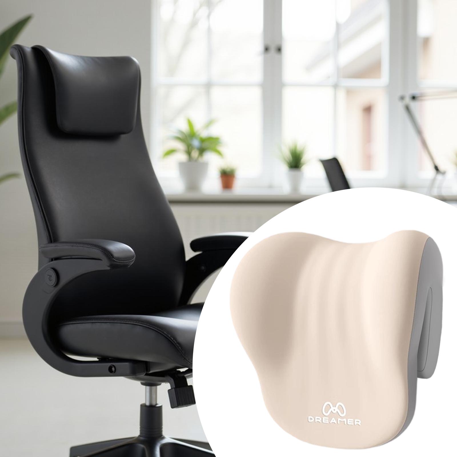 

Memory Neck Support for Office Chair Neck Cushion for Work Chair Multipurpose Improved Posture Removeable Cover Comfortable