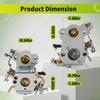 Carburetor Kit For Poulan P3314 14-Inch 14'' 3c 2-Cycle Gas-Powered Chain Saw