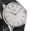 Longines Watches Cal.847.4 Black SilverDial Stainless Steel/leather Hand Winding Analog Display Mens Used