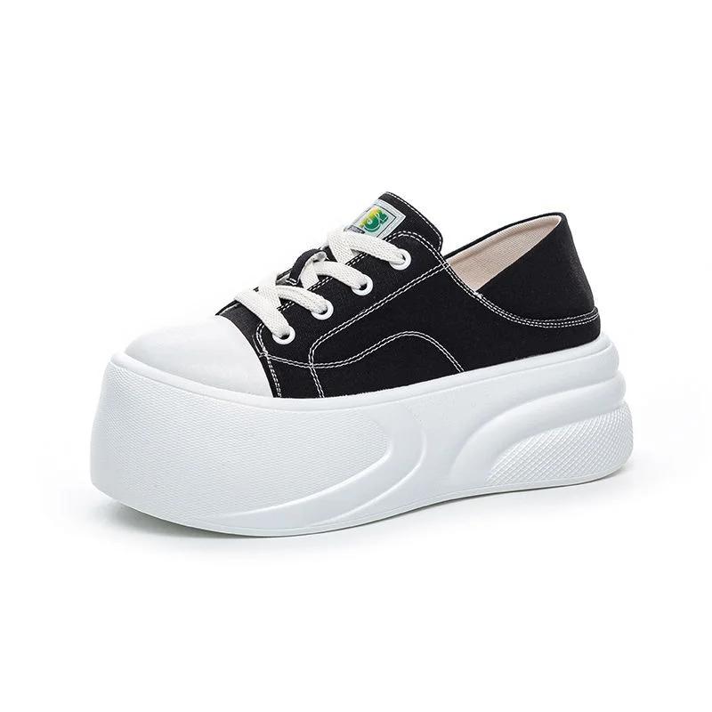 Fashion 7CM Spring Denim Microfiber Leather Breathable Brand Women Sandals Flats Hollow Round Toe Platform Wedge Flats Pumps High Shoes