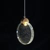Modern LED Pendant Light Circular Pendant Lamp 3 Color Temperatures Easy To Install Decorative Chandelier Long Hanging Light