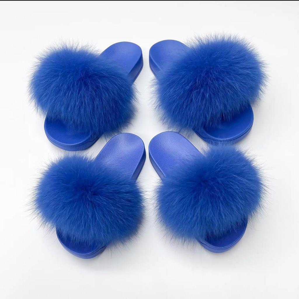 2026 Korean Summer Women's Fashion Slippers: Comfortable, Non-slip, Single Strap, Furry, Casual, Outdoor Wear.